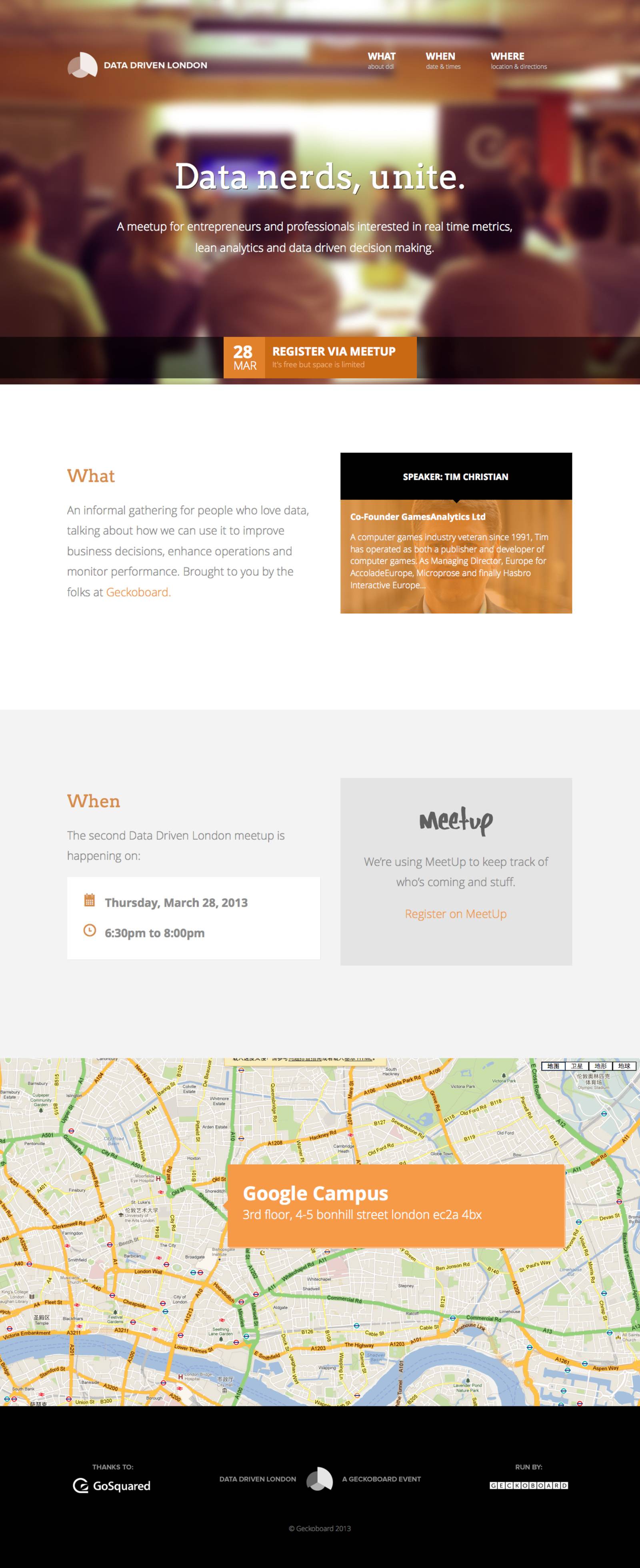 Data Driven London Mettup